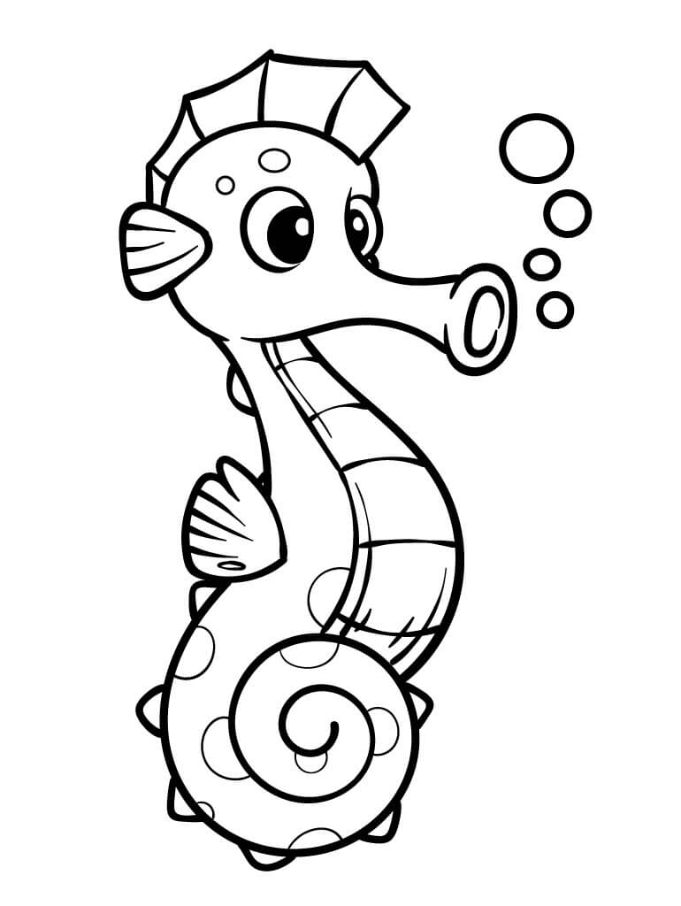 Denizatı 2 Yaş Çocuklar İçin Boyama Sayfası