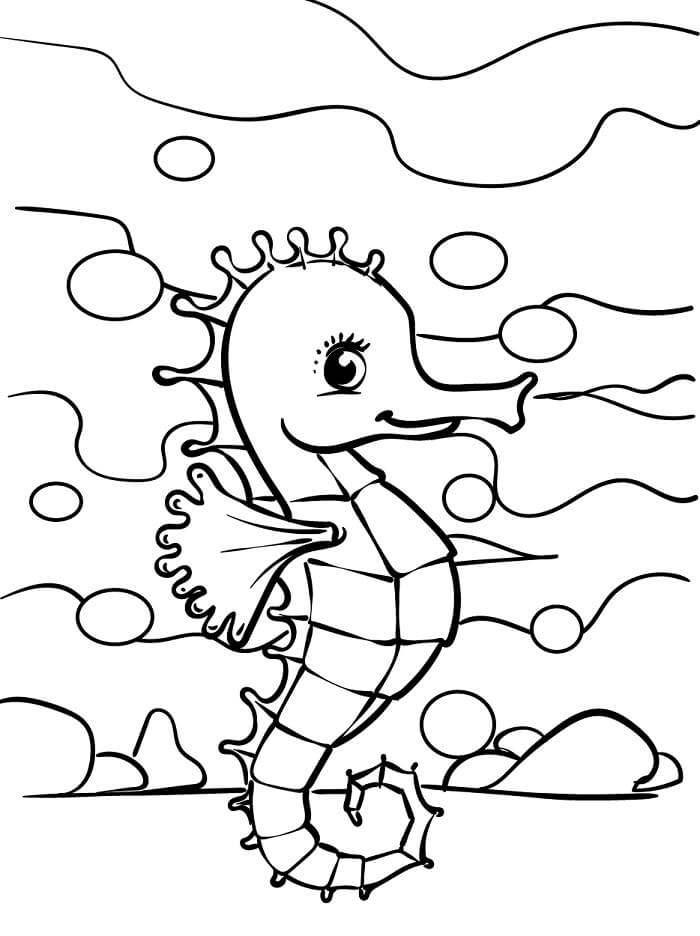 Denizatı 4 Yaş Çocuklar İçin Boyama Sayfası