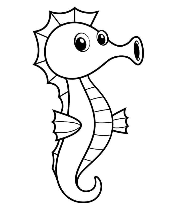 Denizatı 5 Yaş Çocuklar İçin Boyama Sayfası