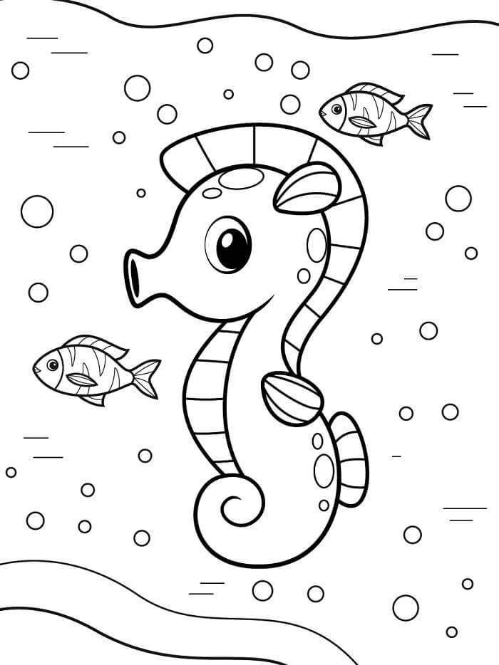 Denizatı 6 Yaş Çocuklar İçin Boyama Sayfası