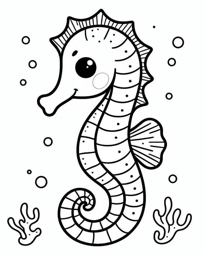 Denizatı Ücretsiz Resim Boyama Sayfası