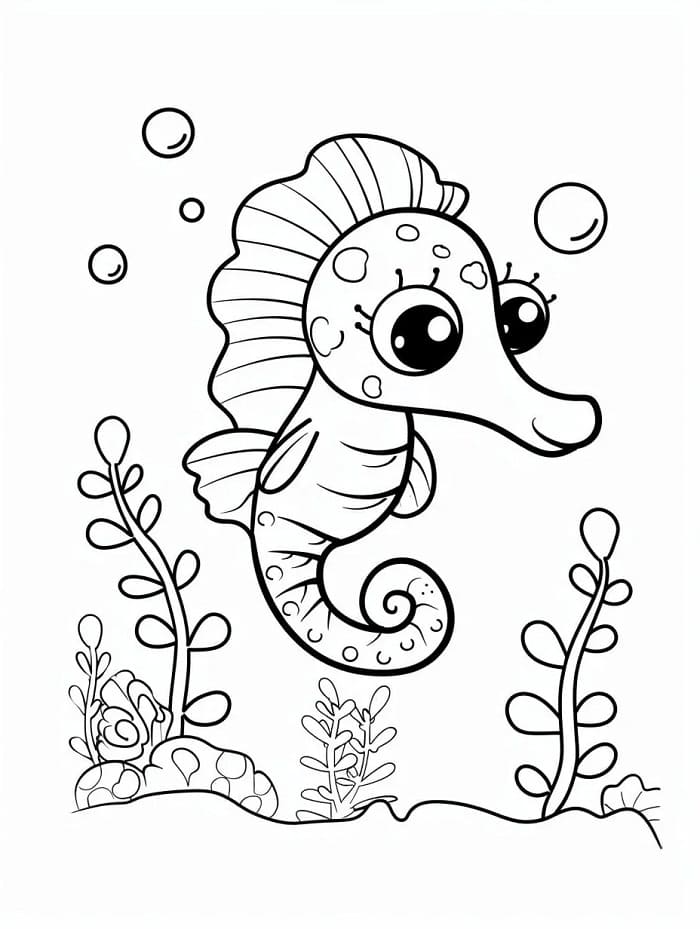 Denizatı Ücretsiz Boyama Sayfası