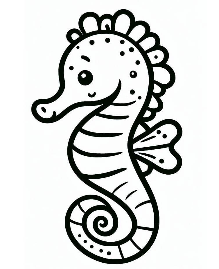 Denizatı Yazdırılabilir Resim Boyama Sayfası