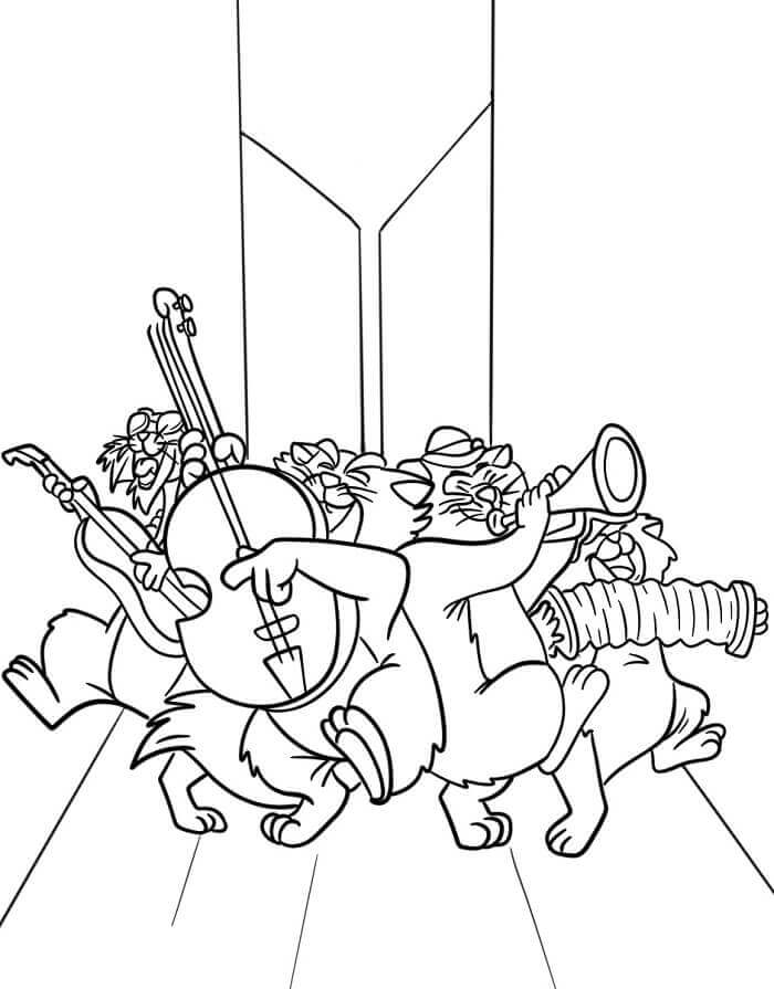 Dost Aristokediler Boyama Sayfası