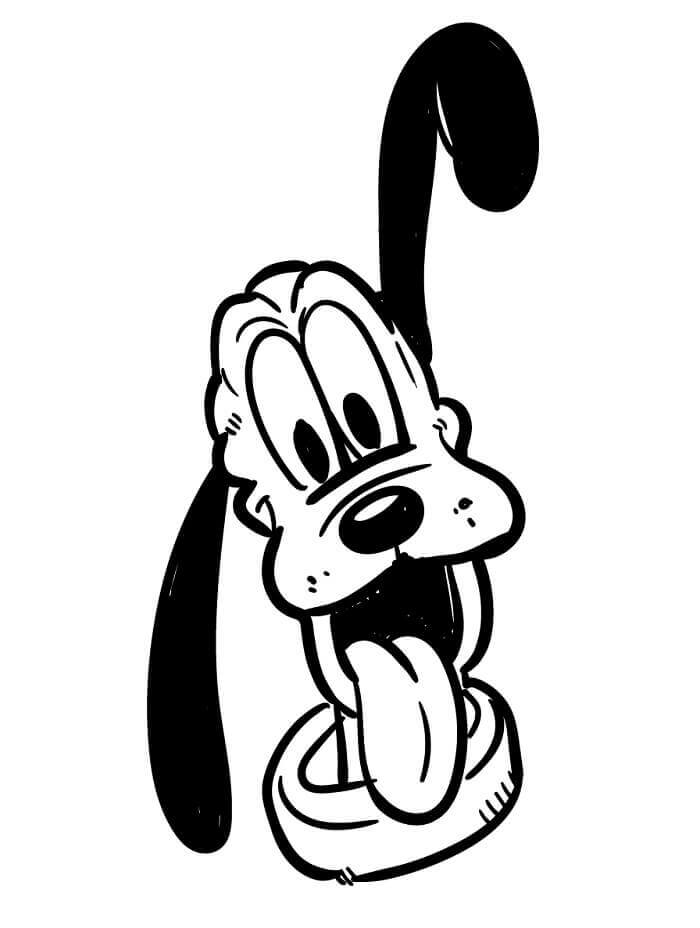 Dost Pluto Boyama Sayfası