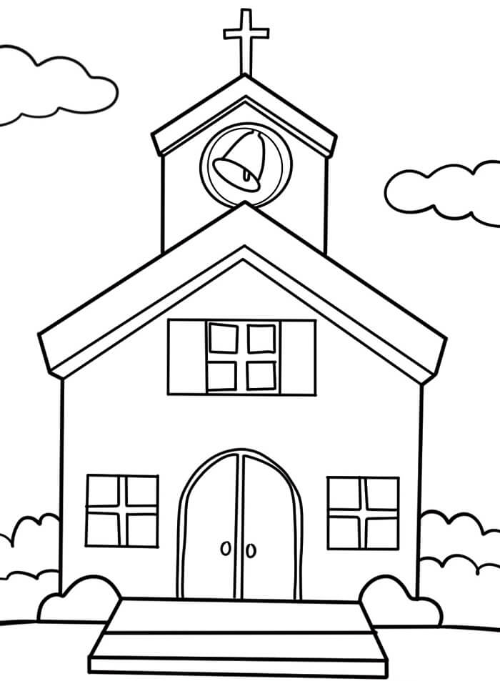 Güzel Kilise Boyama Sayfası