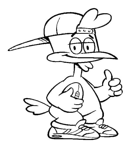 Havalı Tavuk Boyama Sayfası