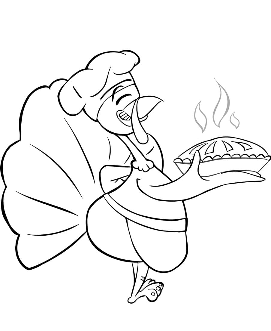 Hindi ve Turta Boyama Sayfası