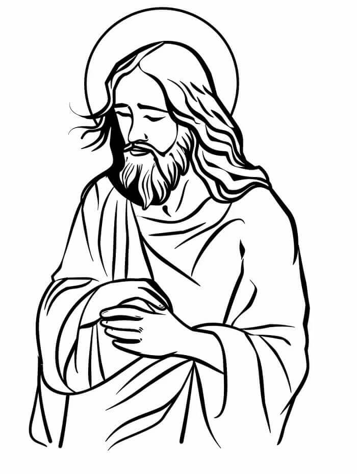 İsa (2) Boyama Sayfası
