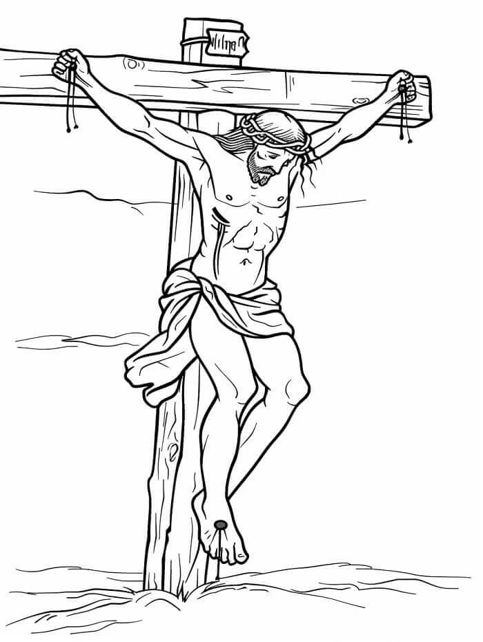 İsa (4) Boyama Sayfası