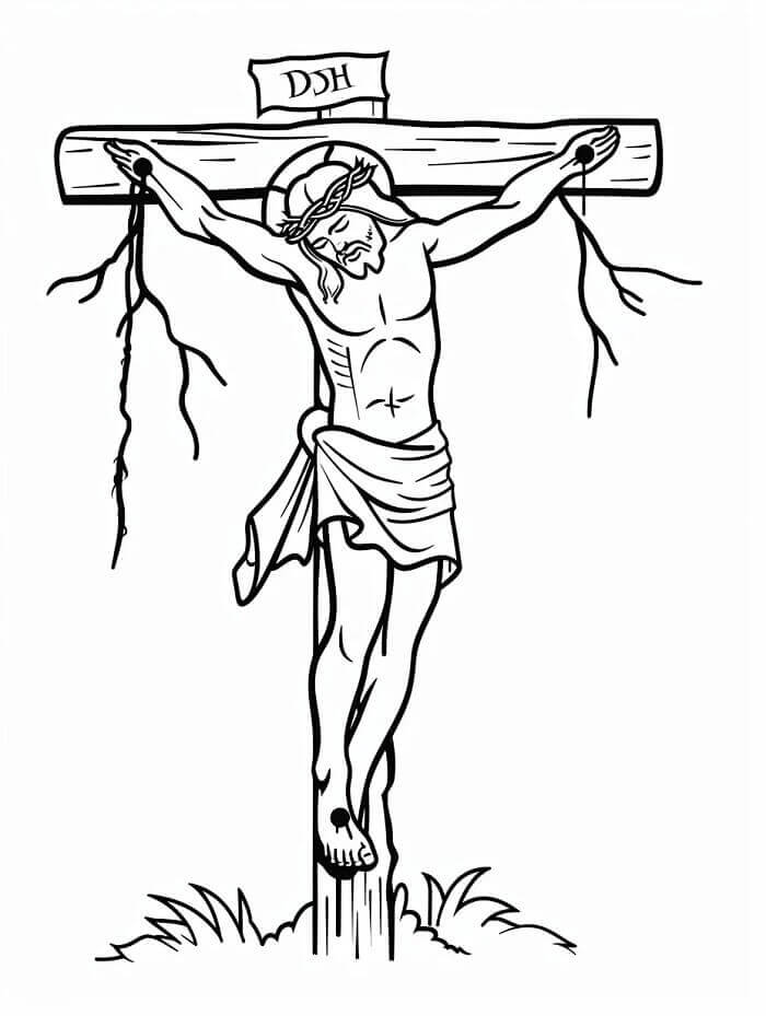 İsa (5) Boyama Sayfası