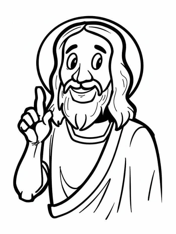 İsa (7) Boyama Sayfası