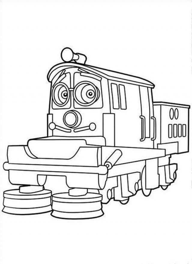 Kolay Chuggington Boyama Sayfası