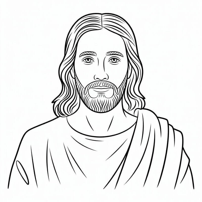 Muhteşem İsa Boyama Sayfası