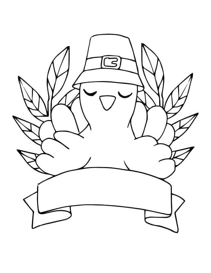 Mutlu Hindi Boyama Sayfası