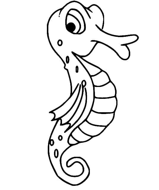 Şirin Denizatı Boyama Sayfası