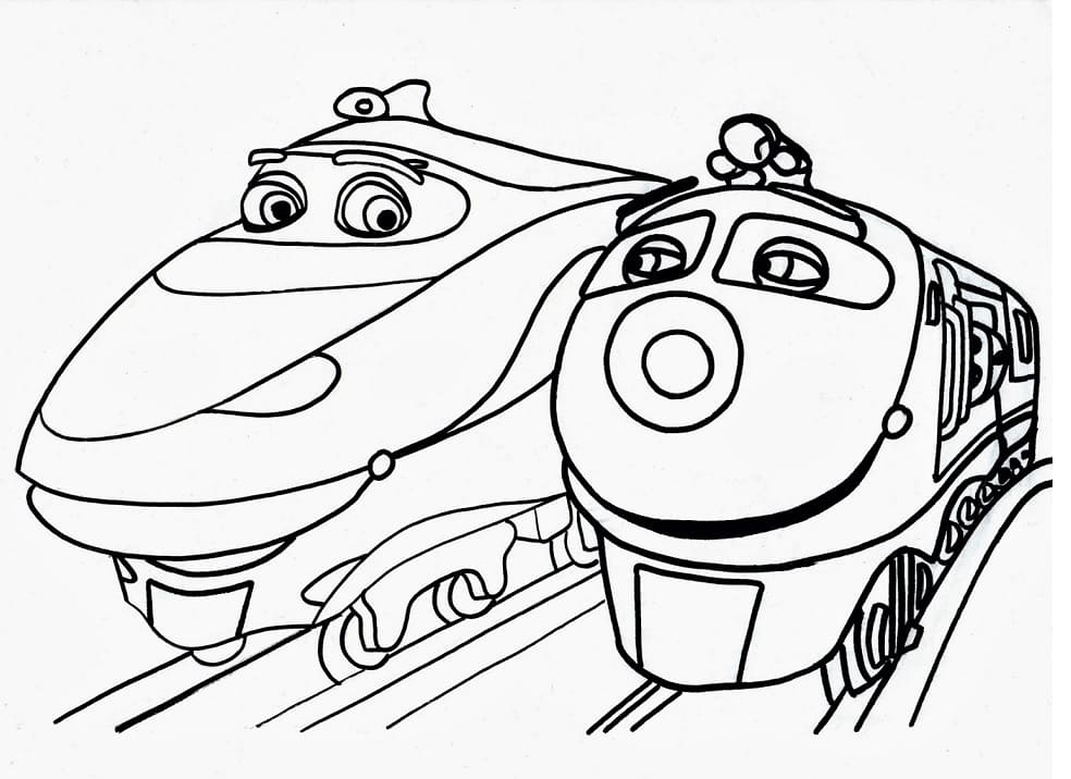 Ücretsiz Chuggington Yazdır Boyama Sayfası