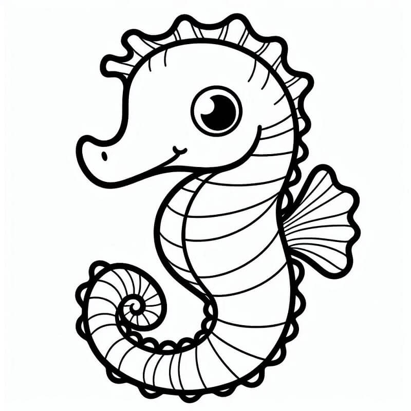 Ücretsiz Denizatı Çocuklar İçin Boyama Sayfası