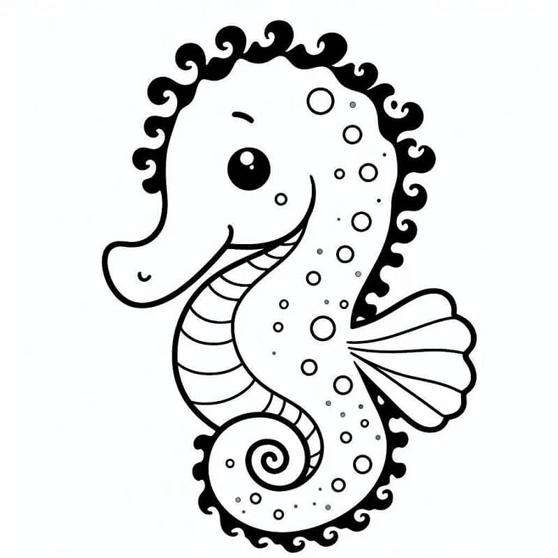 Ücretsiz Denizatı Resim Boyama Sayfası