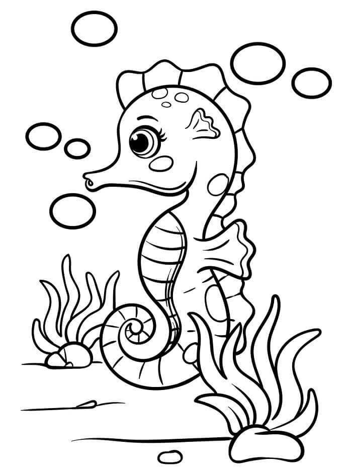 Ücretsiz Denizatı Yazdırılabilir Boyama Sayfası