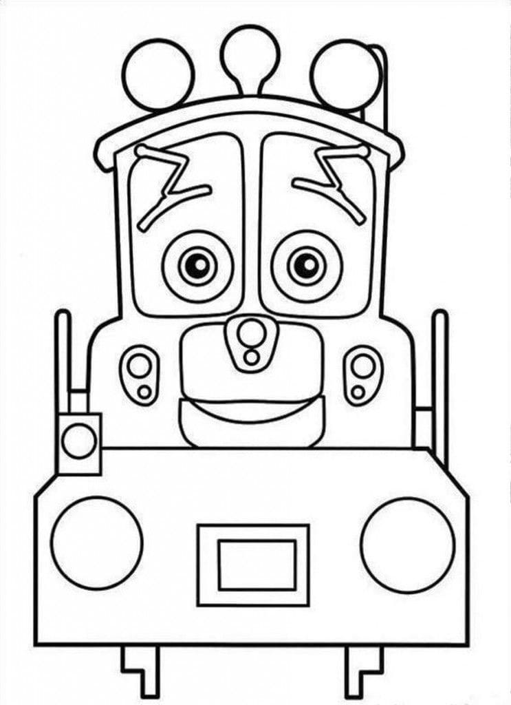 Yazdırılabilir Chuggington Boyama Sayfası