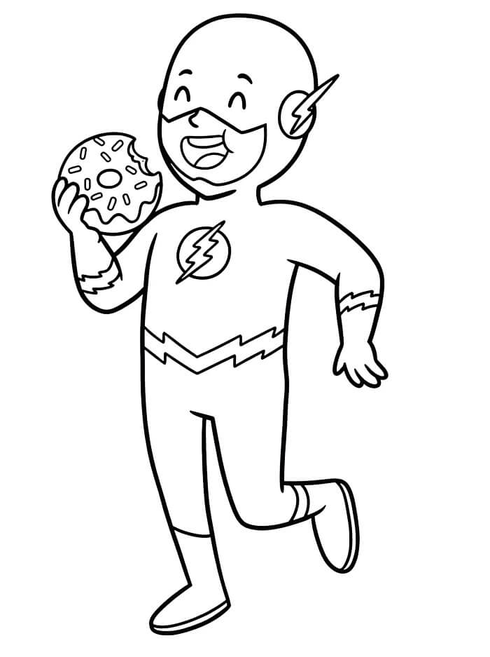 1 Yaş Çocuklar İçin Flash Boyama Sayfası