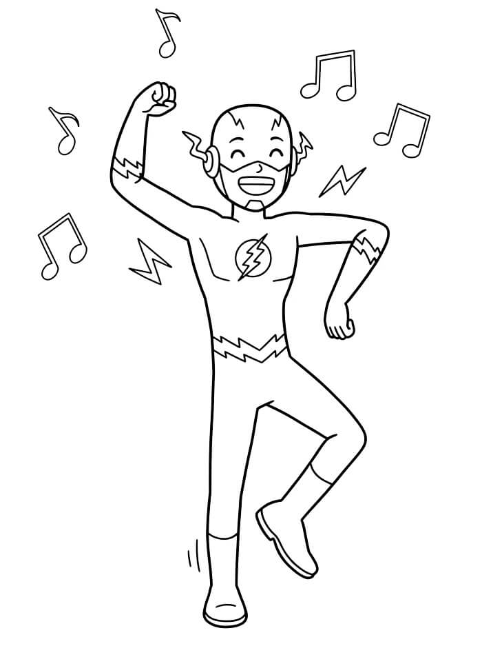 2 Yaş Çocuklar İçin Flash Boyama Sayfası