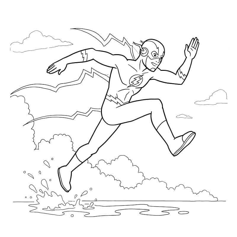 3 Yaş Çocuklar İçin Flash Boyama Sayfası