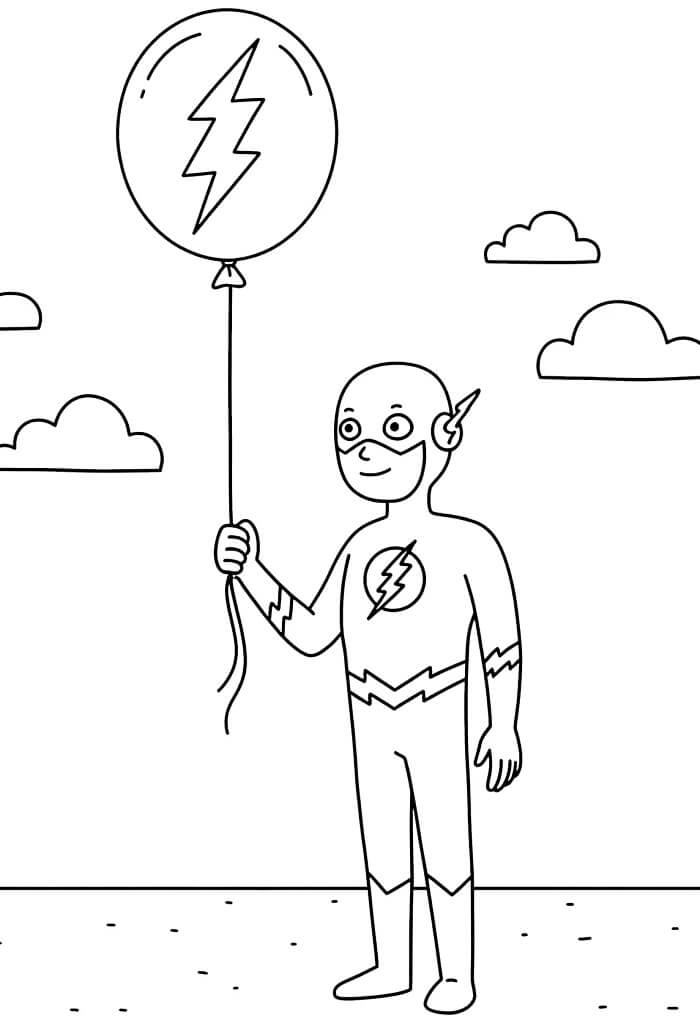 5 Yaş Çocuklar İçin Flash Boyama Sayfası