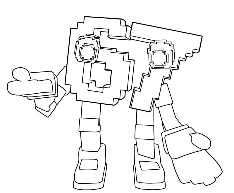 67 Brainrot ücretsiz Boyama Sayfası