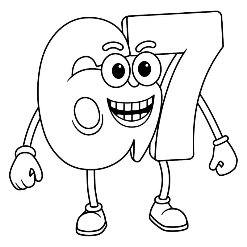 67 Brainrot yazdırılabilir dosya Boyama Sayfası