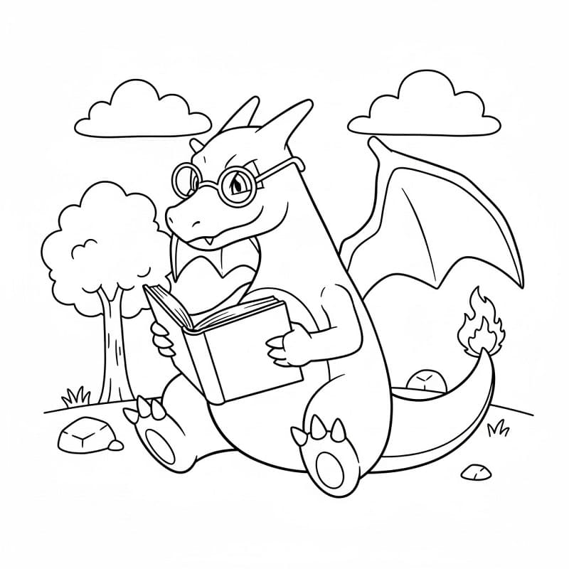 Bedava Charizard Boyama Sayfası