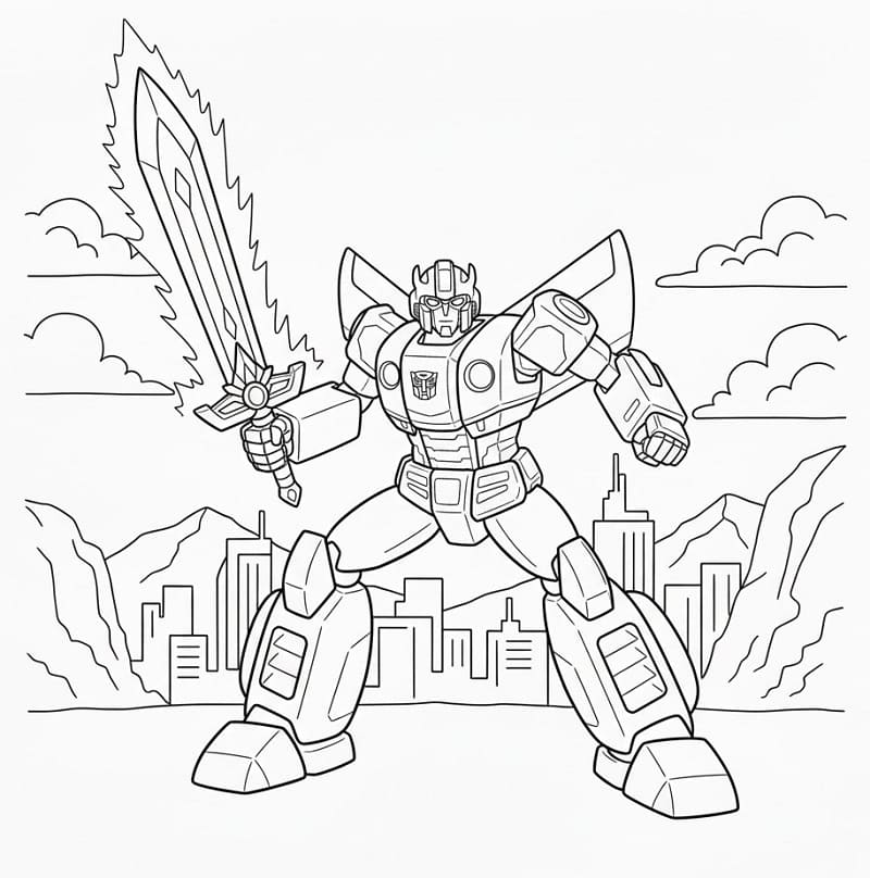 Bedava Yazdırılabilir Bumblebee Boyama Sayfası