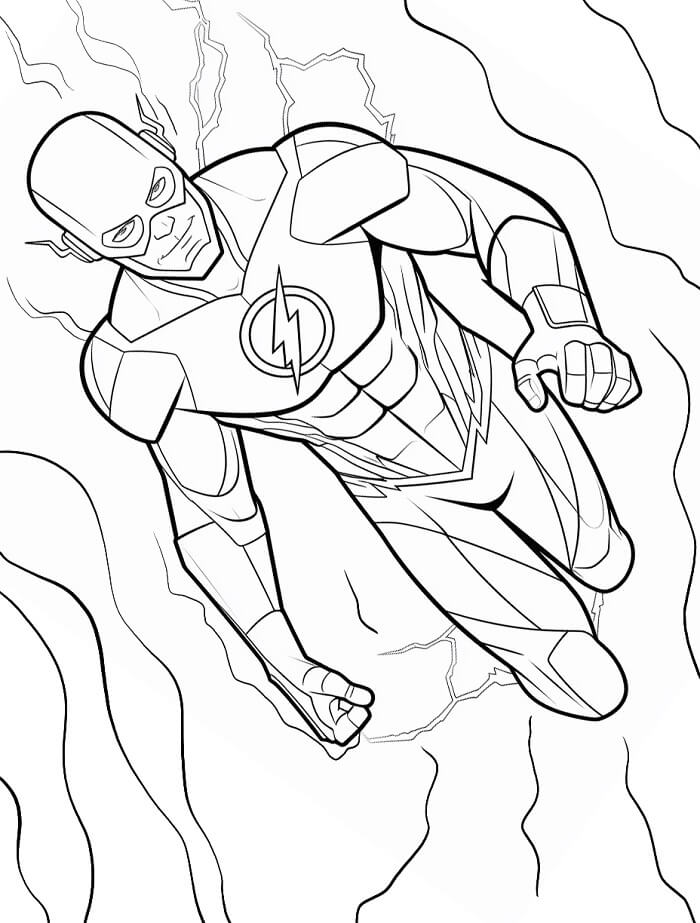 Bedava Yazdırılacak Flash Boyama Sayfası