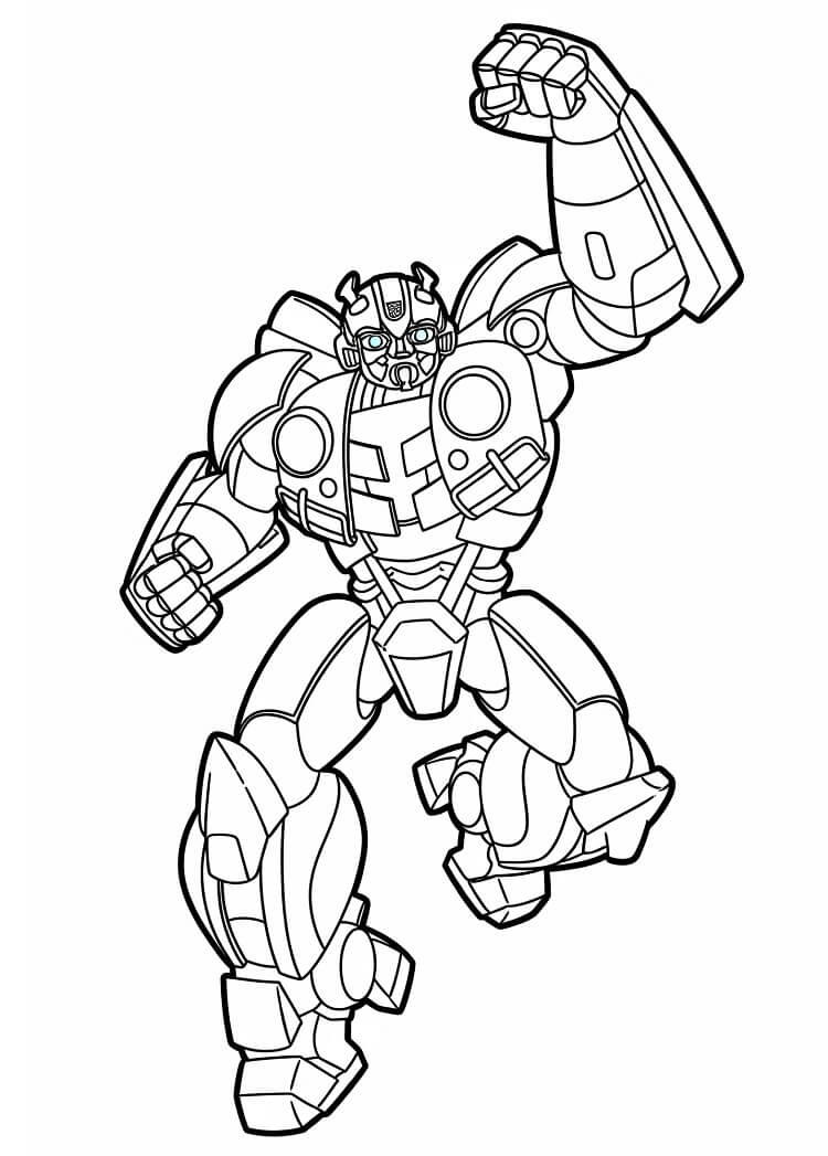 Bumblebee 2 Yaş Çocuklar İçin Boyama Sayfası