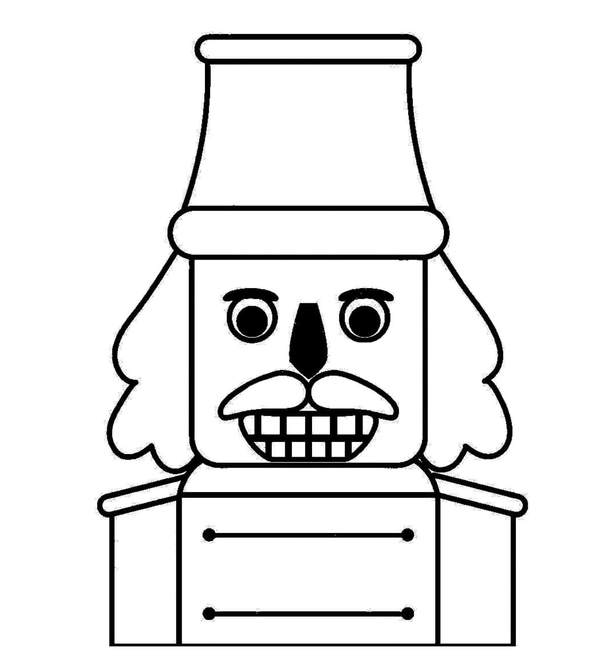 Çocuklar İçin Fındıkkıran Boyama Sayfası