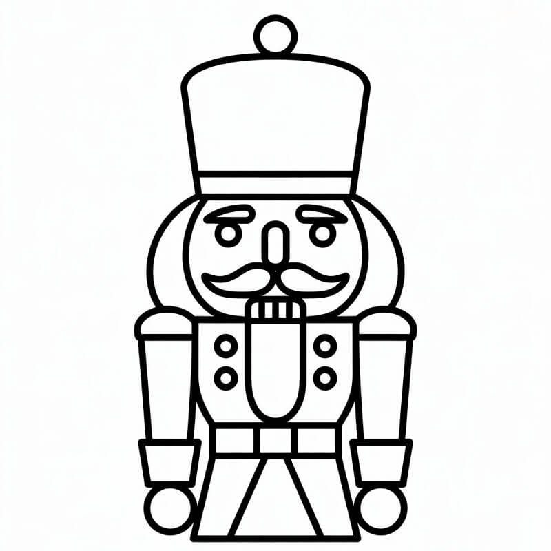 Çok Kolay Fındıkkıran Boyama Sayfası