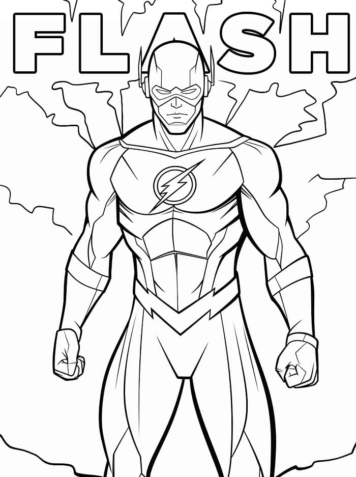 Flash Görseli Boyama Sayfası