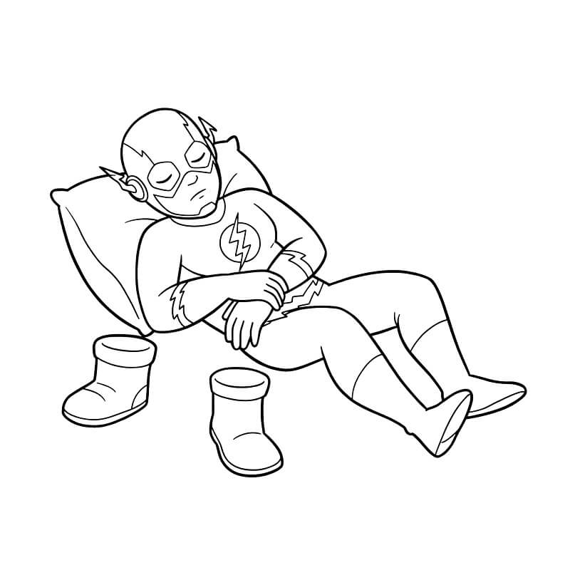 Flash Ücretsiz Resmi Boyama Sayfası