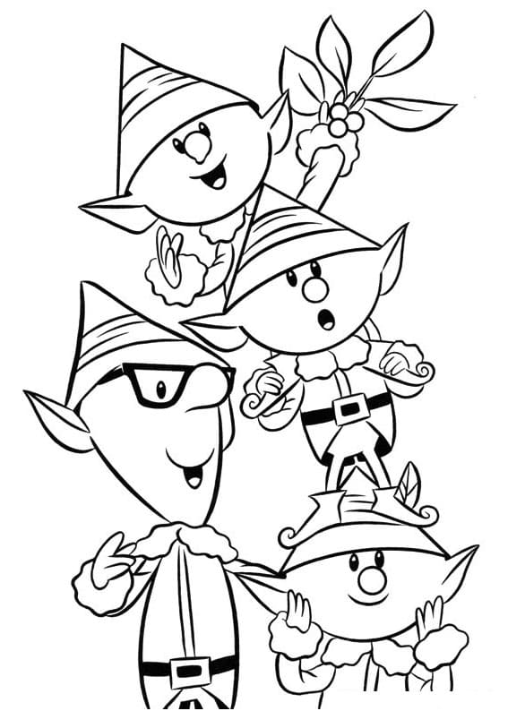 Gratis Yazdırılabilir Rudolph Boyama Sayfası