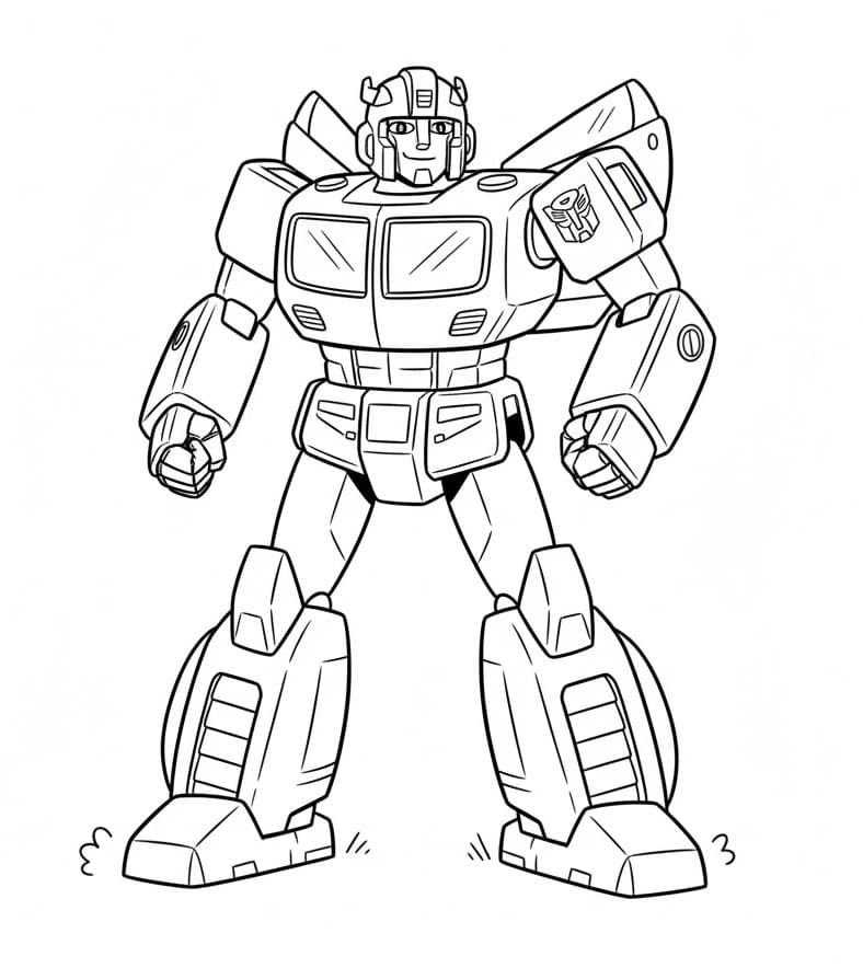 Hediye Bumblebee Boyama Sayfası