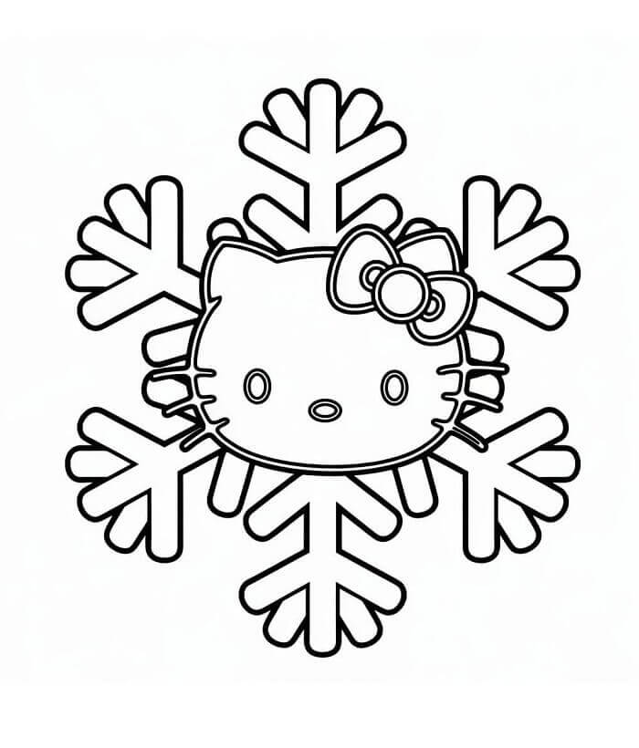 Hello Kitty Kar Tanesi Boyama Sayfası