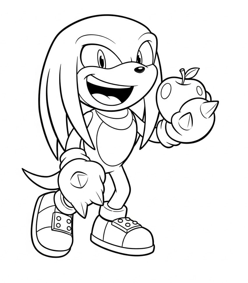 Knuckles Boyama Boyama Sayfası