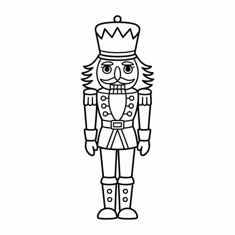 Kolay Fındıkkıran Boyama Sayfası