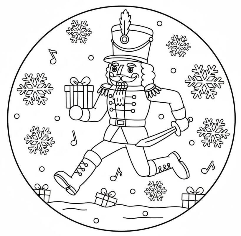 Koşan Fındıkkıran Boyama Sayfası