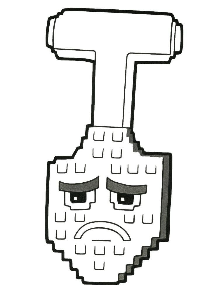 Steal a Brainrot Görseli Boyama Sayfası