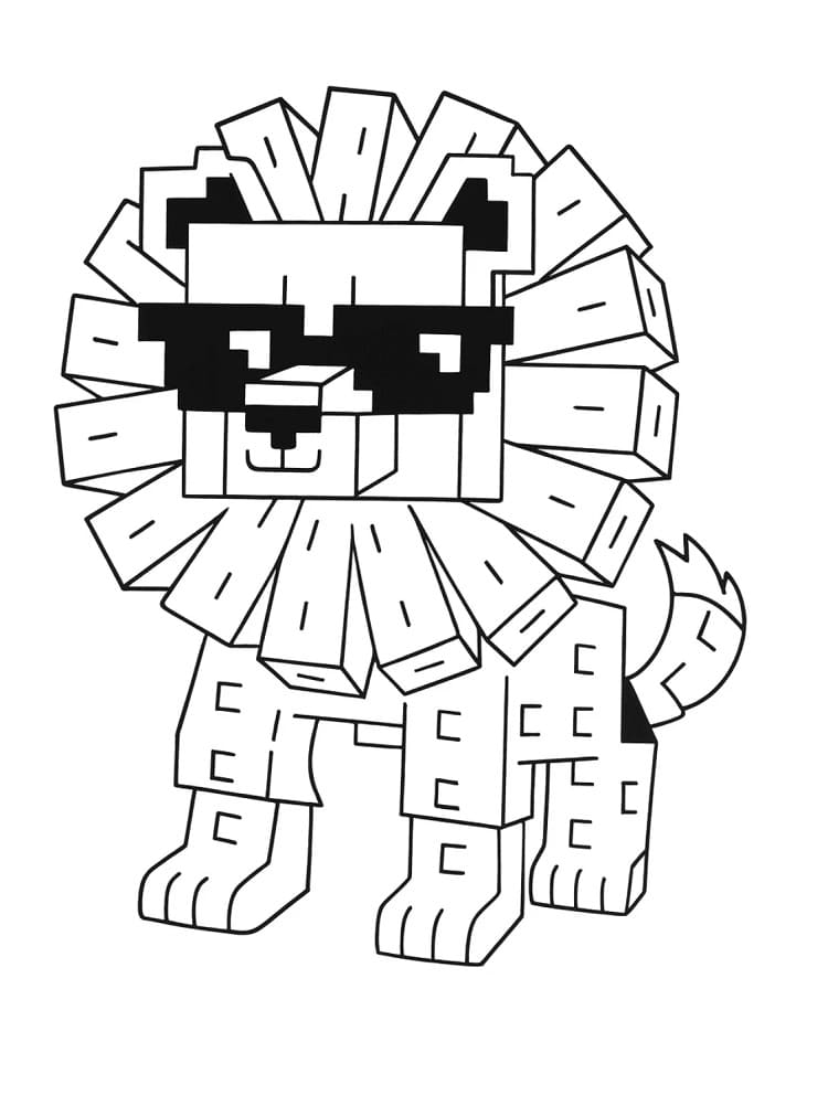 Steal a Brainrot Lionel Cactuseli Boyama Sayfası