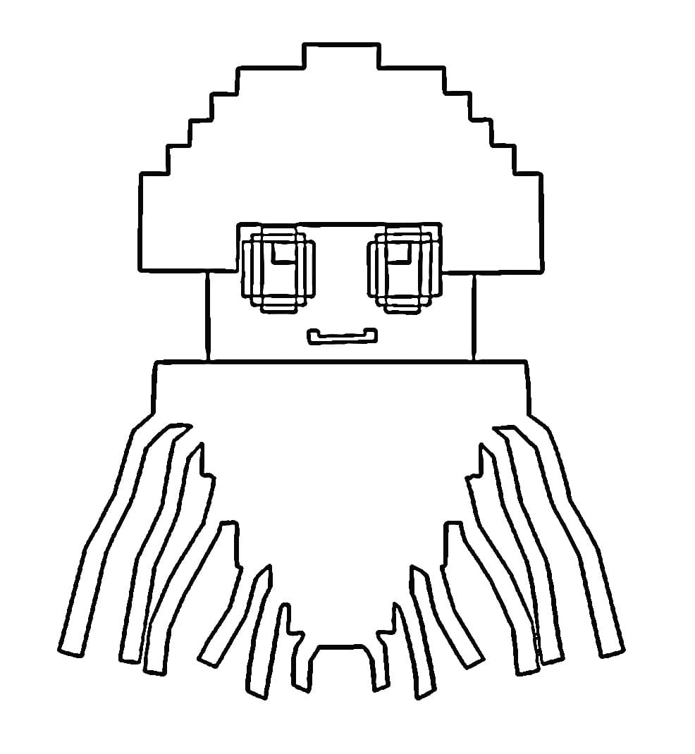 Steal a Brainrot’tan Graipuss Medussi Boyama Sayfası