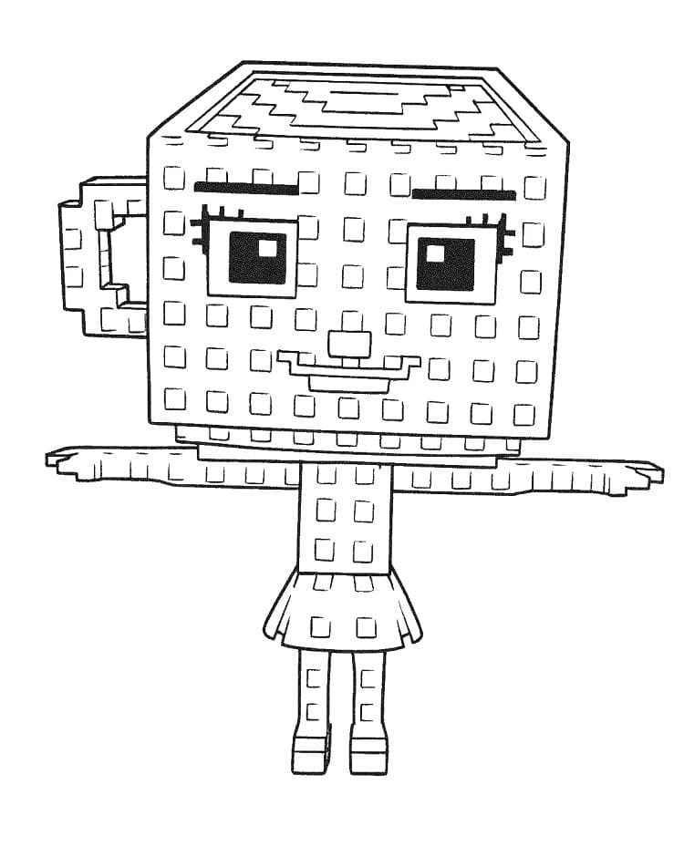 Steal a Brainrot’tan Nesli Tükenmiş Balerin Boyama Sayfası