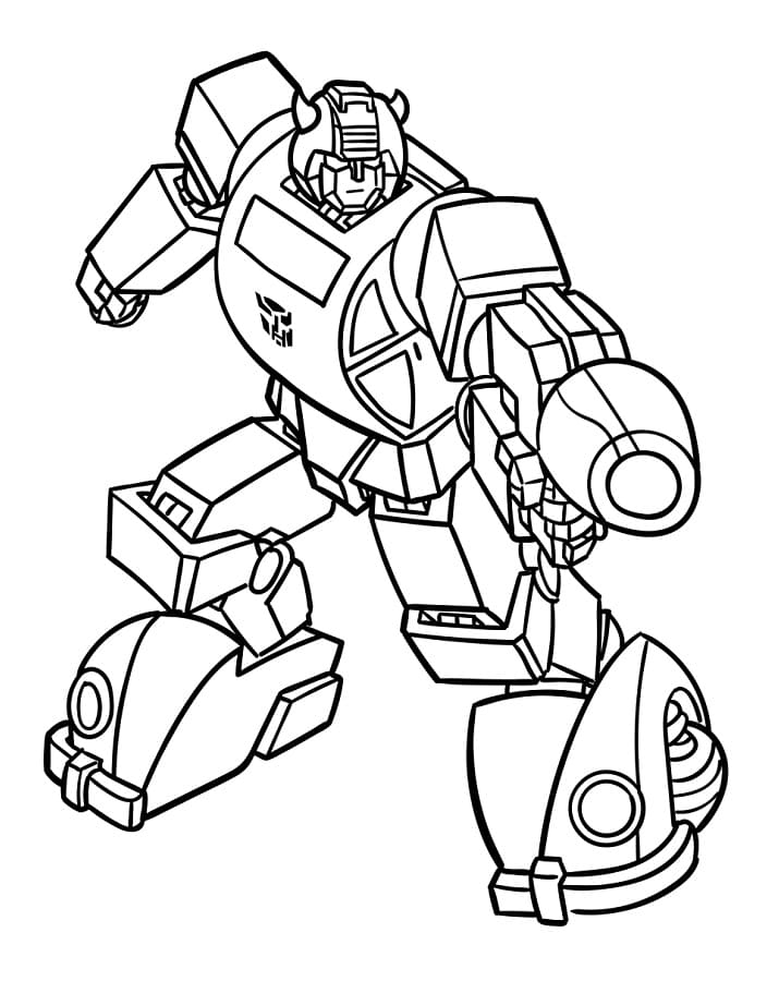 Süper Bumblebee Boyama Sayfası